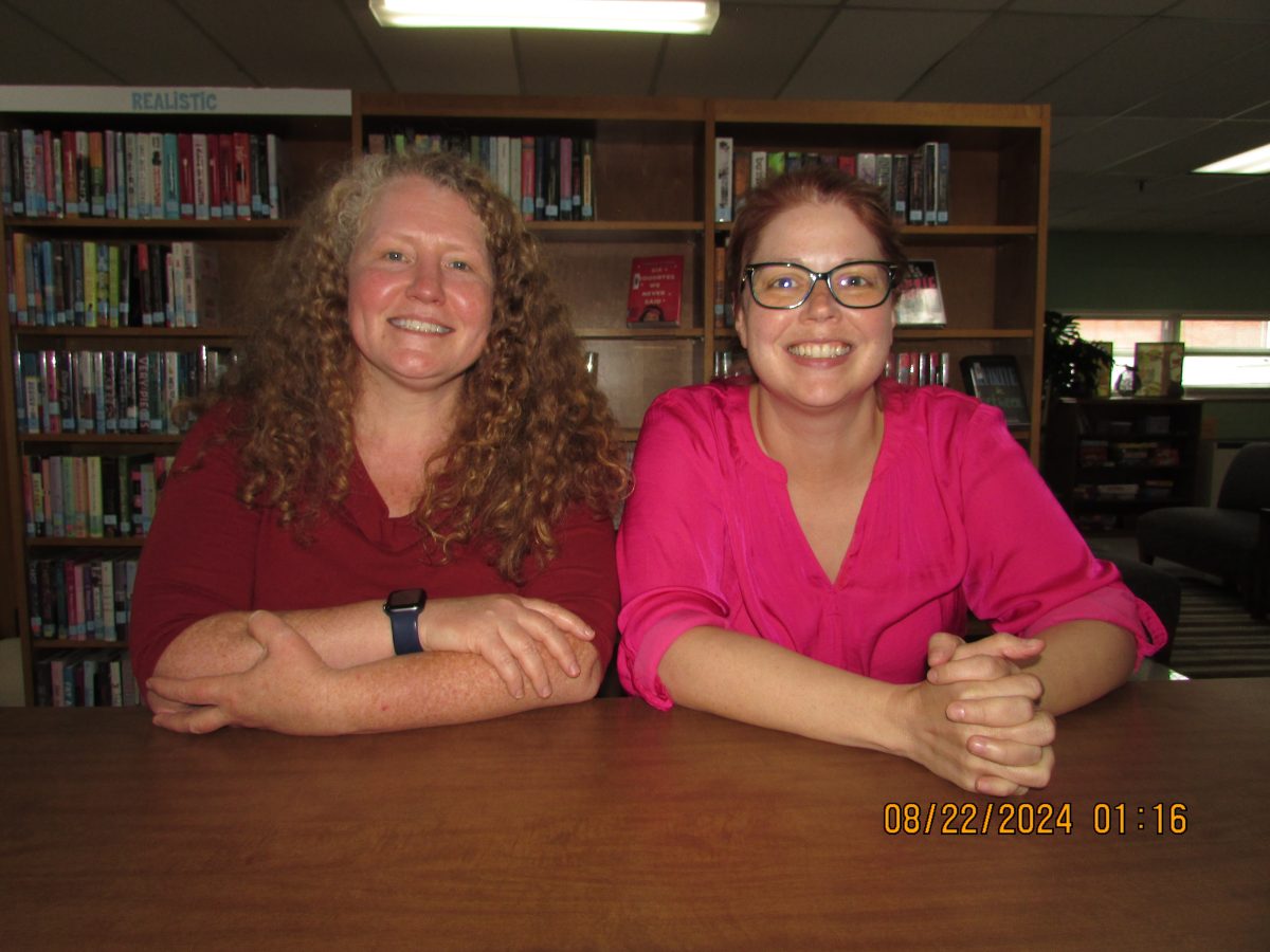 Mrs. Silvers (right) and Mrs. Sauceman (left) sponsor Beta club, a club that emphasizes, academic achievement, character, leadership, and service.