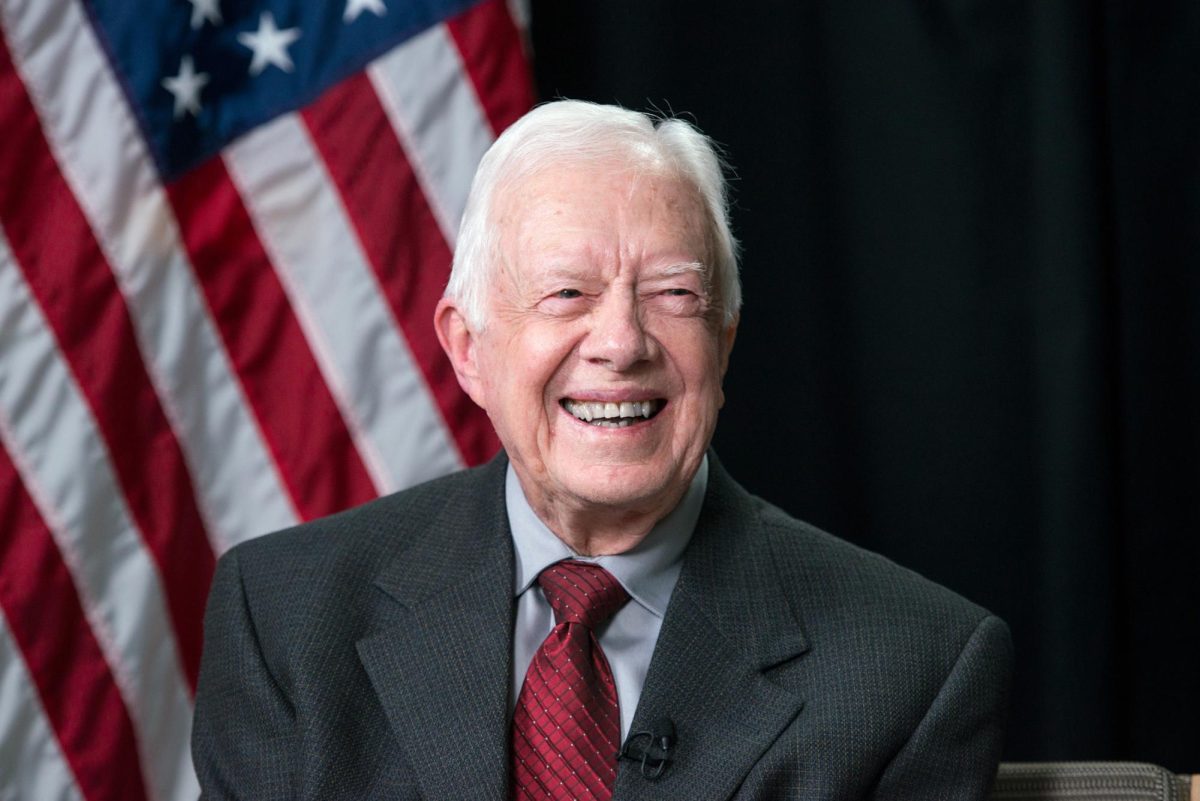 Jimmy Carter at the 2014 Civil Rights Summit at the LBJ Presidential Library.