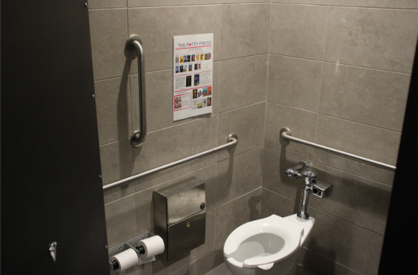  February’s edition of "The Potty Press," featured in bathroom stalls around the school, touted images of the 2025 Young Adult Literature Awards, such as the William C. Morris Finalists Aisle Nine by Ian X. Cho; Shut Up, This is Serious, by Carolina Ixta; and The Wilderness of Girls by Madeline Claire Franklin; or Printz Honor book The Deep Dark, a graphic novel by Molly Ostertag.