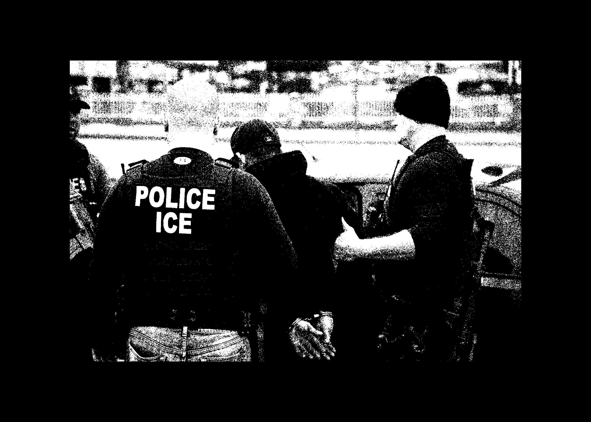 ICE Officers arresting a man in Waco, Texas / Public Domain, U.S. Department of Homeland Security