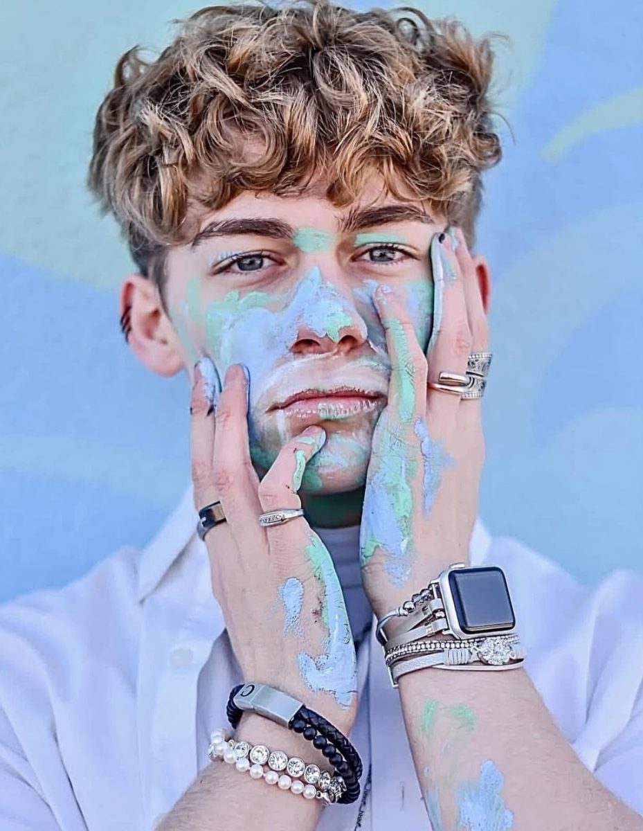 Eli Corder boldly paints his future as an artist and fashion designer