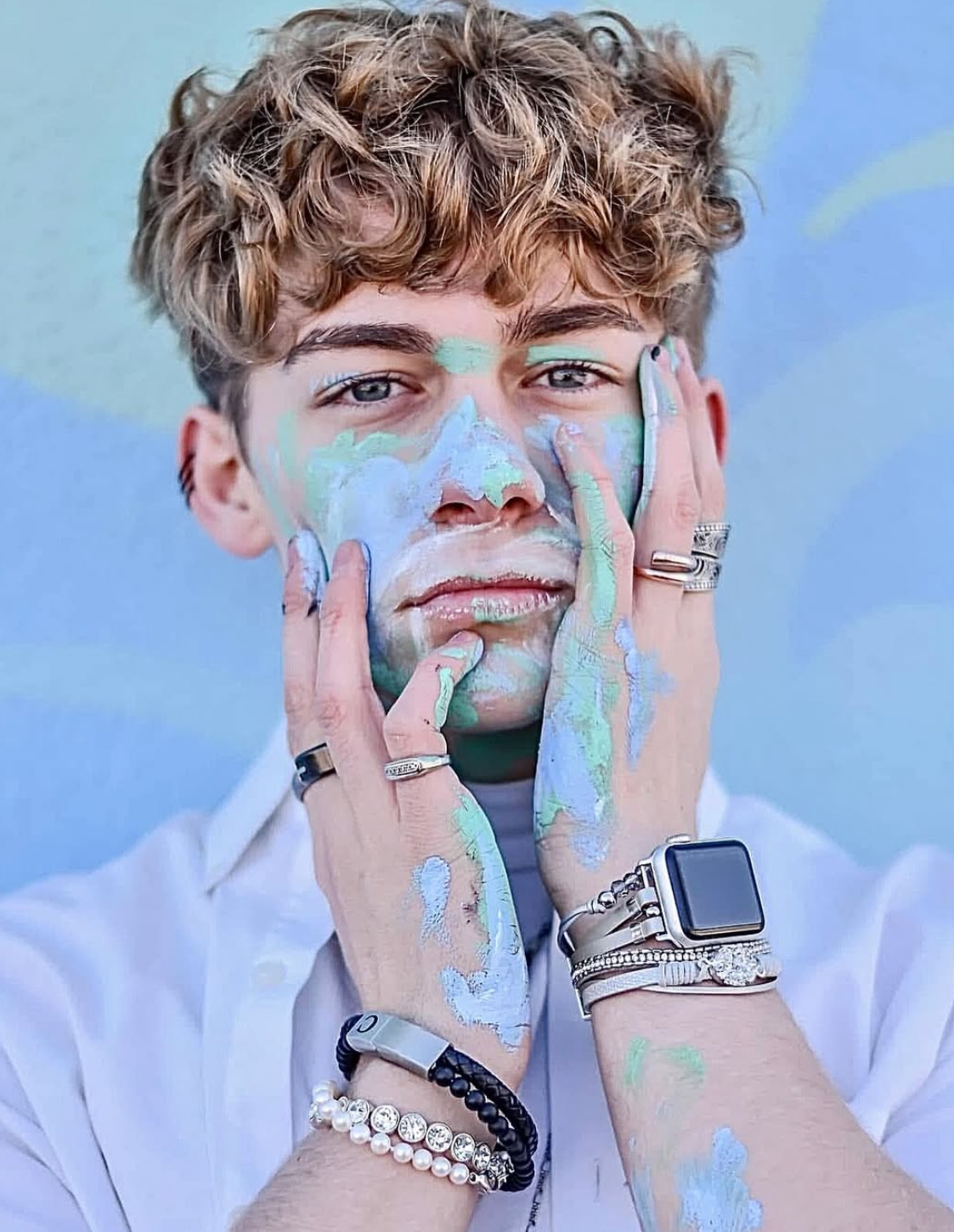 Eli Corder boldly paints his future as an artist and fashion designer