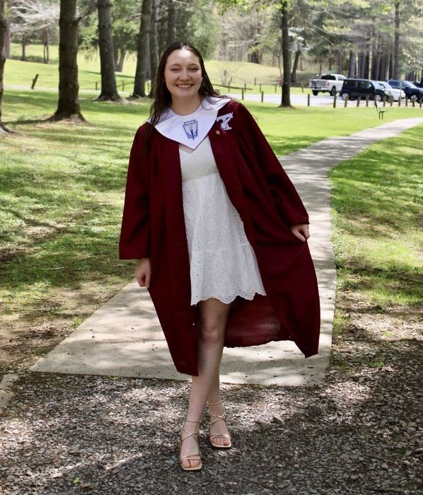 Photo of future flight attendant, Zoe Coble.