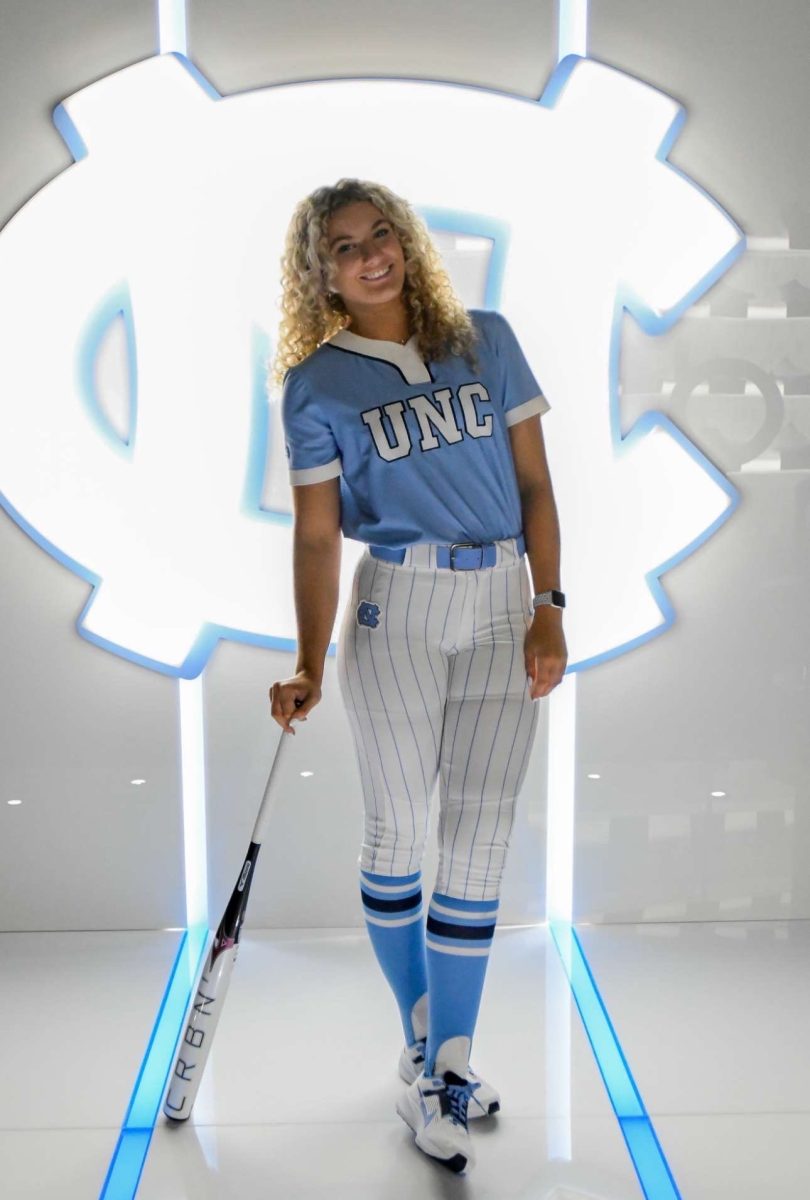 Carly in UNC uniform