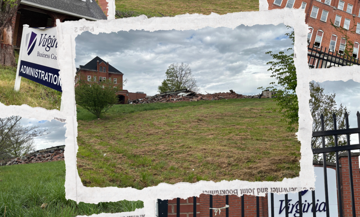 Virginia Intermont College's former campus now remains mostly destroyed with remaining structures boarded up.