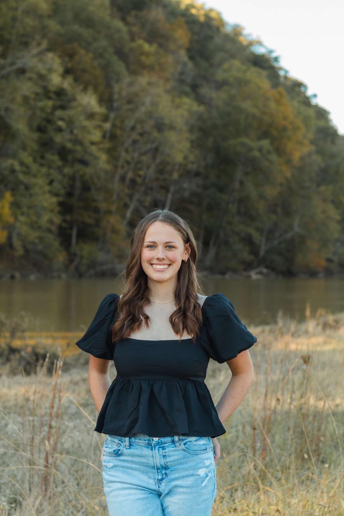 Kerigan's chosen photo for her Senior Profile