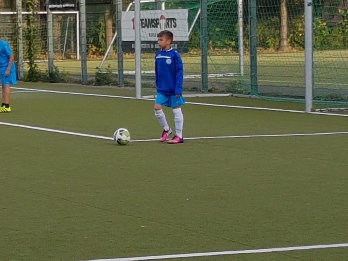 Milan Lebe as a young soccer player.